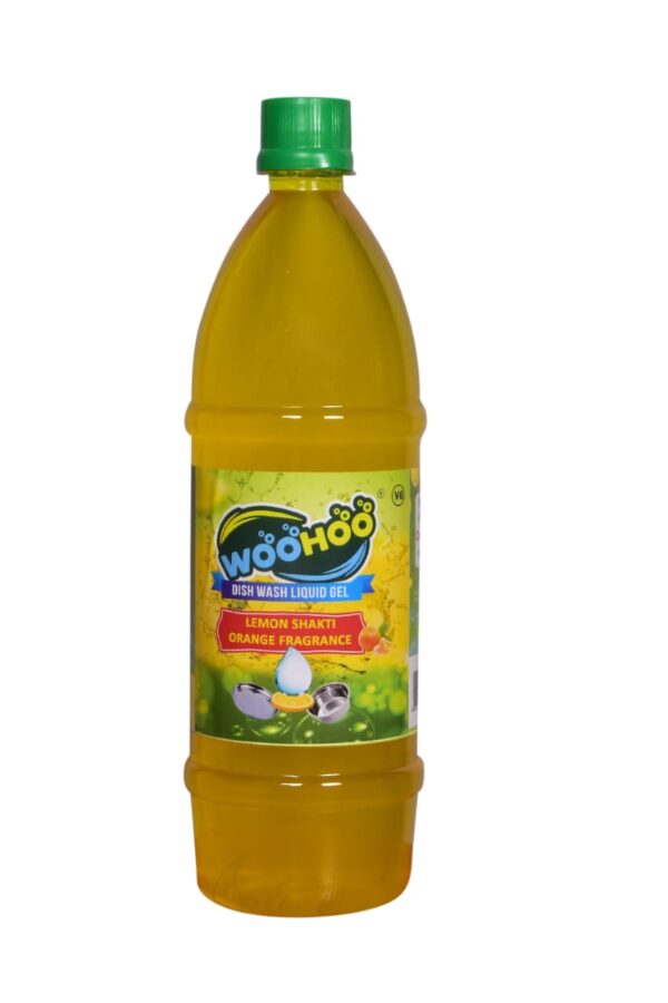 WooHoo Dish Wash Liquid Gel – Lemon Shakti Orange Fragrance